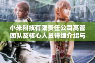 小米科技有限责任公司高管团队及核心人员详细介绍与职能分析