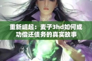 重新崛起：麦子3hd如何成功偿还债务的真实故事