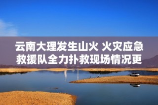 云南大理发生山火 火灾应急救援队全力扑救现场情况更新