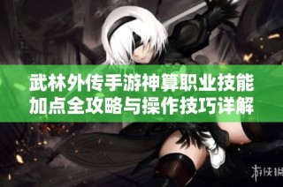 武林外传手游神算职业技能加点全攻略与操作技巧详解