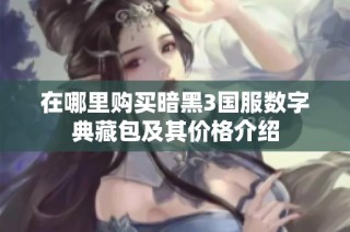 在哪里购买暗黑3国服数字典藏包及其价格介绍