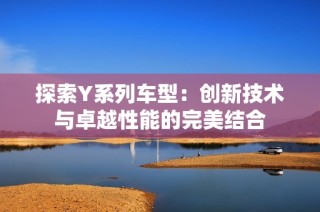 探索Y系列车型：创新技术与卓越性能的完美结合
