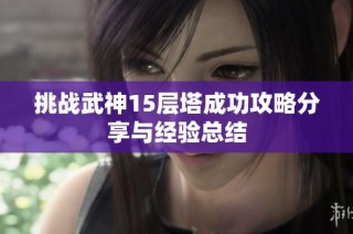 挑战武神15层塔成功攻略分享与经验总结