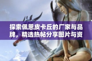 探索佩恩皮卡丘的厂家与品牌，精选热帖分享图片与资讯
