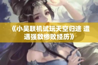 《小吴联机试玩天空归途 遭遇强敌惨败经历》