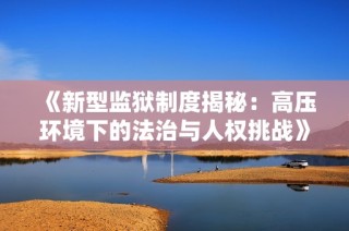 《新型监狱制度揭秘：高压环境下的法治与人权挑战》