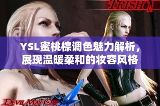 YSL蜜桃棕调色魅力解析，展现温暖柔和的妆容风格