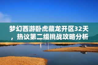 梦幻西游卧虎藏龙开区32天，热议第二组挑战攻略分析