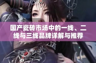 国产瓷砖市场中的一线、二线与三线品牌详解与推荐