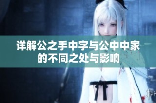 详解公之手中字与公中中家的不同之处与影响