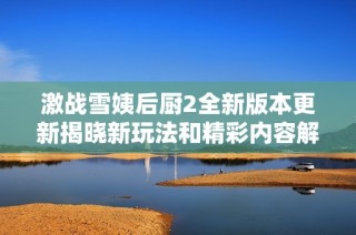 激战雪姨后厨2全新版本更新揭晓新玩法和精彩内容解析