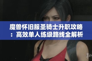 魔兽怀旧服圣骑士升职攻略：高效单人练级路线全解析