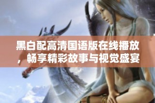 黑白配高清国语版在线播放，畅享精彩故事与视觉盛宴