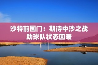沙特前国门：期待中沙之战助球队状态回暖