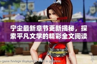 宁尘最新章节更新揭秘，探索平凡文学的精彩全文阅读体验