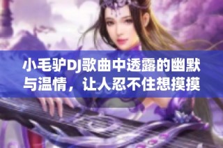 小毛驴DJ歌曲中透露的幽默与温情，让人忍不住想摸摸你的头