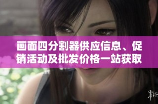 画面四分割器供应信息、促销活动及批发价格一站获取