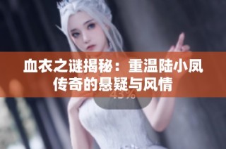 血衣之谜揭秘：重温陆小凤传奇的悬疑与风情