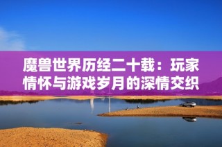 魔兽世界历经二十载：玩家情怀与游戏岁月的深情交织