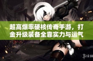 超高爆率硬核传奇手游，打金升级装备全靠实力与运气