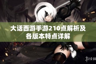 大话西游手游210点解析及各版本特点详解