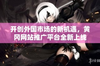 开创外国市场的新机遇，黄冈网站推广平台全新上线