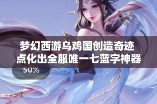 梦幻西游乌鸡国创造奇迹 点化出全服唯一七蓝字神器