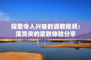 探索令人兴奋的调教视频：荡货夹的紧致体验分享