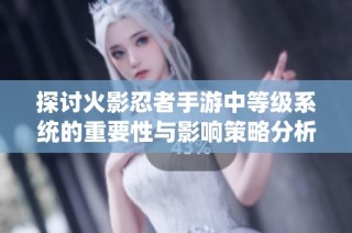 探讨火影忍者手游中等级系统的重要性与影响策略分析