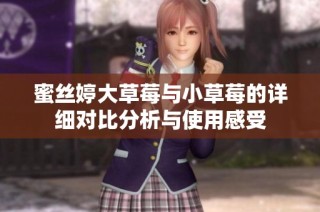 蜜丝婷大草莓与小草莓的详细对比分析与使用感受