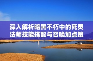 深入解析暗黑不朽中的死灵法师技能搭配与召唤加点策略攻略