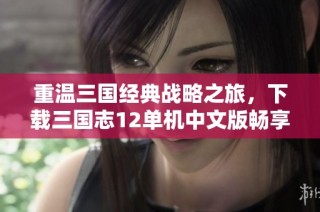 重温三国经典战略之旅，下载三国志12单机中文版畅享历史战争