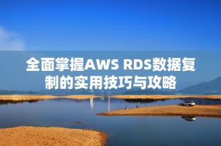 全面掌握AWS RDS数据复制的实用技巧与攻略