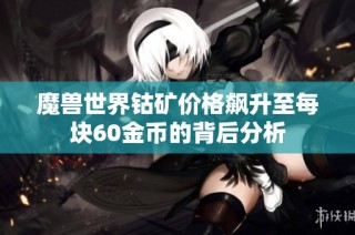 魔兽世界钴矿价格飙升至每块60金币的背后分析