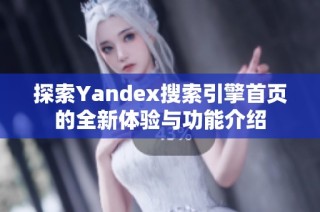 探索Yandex搜索引擎首页的全新体验与功能介绍