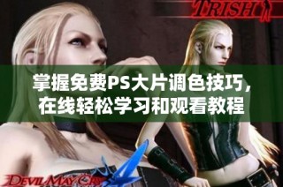 掌握免费PS大片调色技巧，在线轻松学习和观看教程