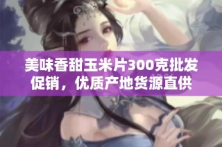 美味香甜玉米片300克批发促销，优质产地货源直供