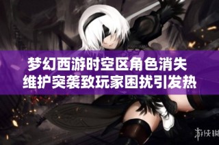 梦幻西游时空区角色消失 维护突袭致玩家困扰引发热议