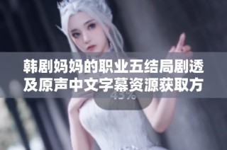 韩剧妈妈的职业五结局剧透及原声中文字幕资源获取方式解析