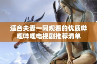 适合夫妻一同观看的优质哔哩哔哩电视剧推荐清单