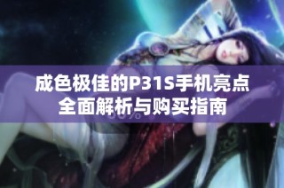 成色极佳的P31S手机亮点全面解析与购买指南