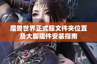 魔兽世界正式服文件夹位置及大脚插件安装指南