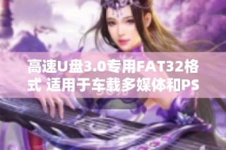 高速U盘3.0专用FAT32格式 适用于车载多媒体和PS4PS5的打卡机
