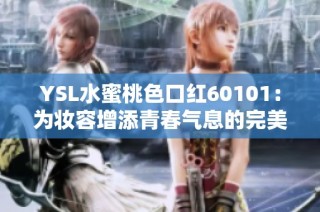 YSL水蜜桃色口红60101：为妆容增添青春气息的完美选择