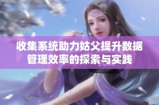 收集系统助力姑父提升数据管理效率的探索与实践