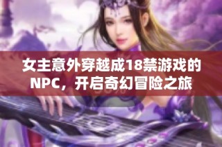 女主意外穿越成18禁游戏的NPC，开启奇幻冒险之旅