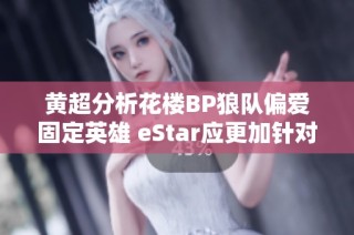 黄超分析花楼BP狼队偏爱固定英雄 eStar应更加针对