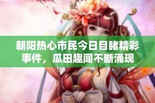 朝阳热心市民今日目睹精彩事件，瓜田趣闻不断涌现