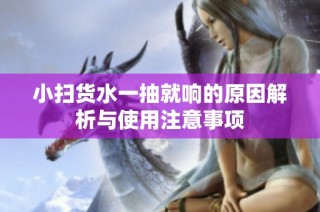 小扫货水一抽就响的原因解析与使用注意事项