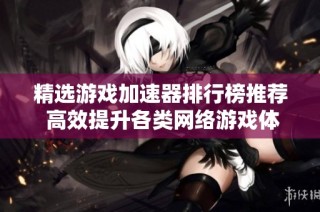 精选游戏加速器排行榜推荐 高效提升各类网络游戏体验